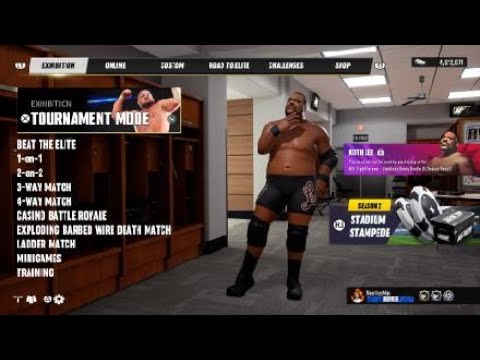 AEW: Fight Forever ROCKIN ROB RTE Hard difficulty part 5 ending we take ...