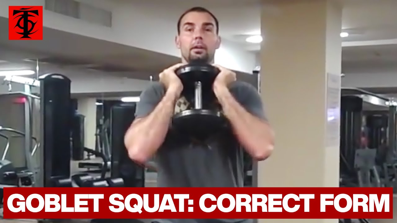 How to Do the Goblet Squat - YouTube