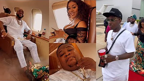 Davido & Wife, Chief Priest, Zlatan Others Storm Benin For Isreal Wedding
