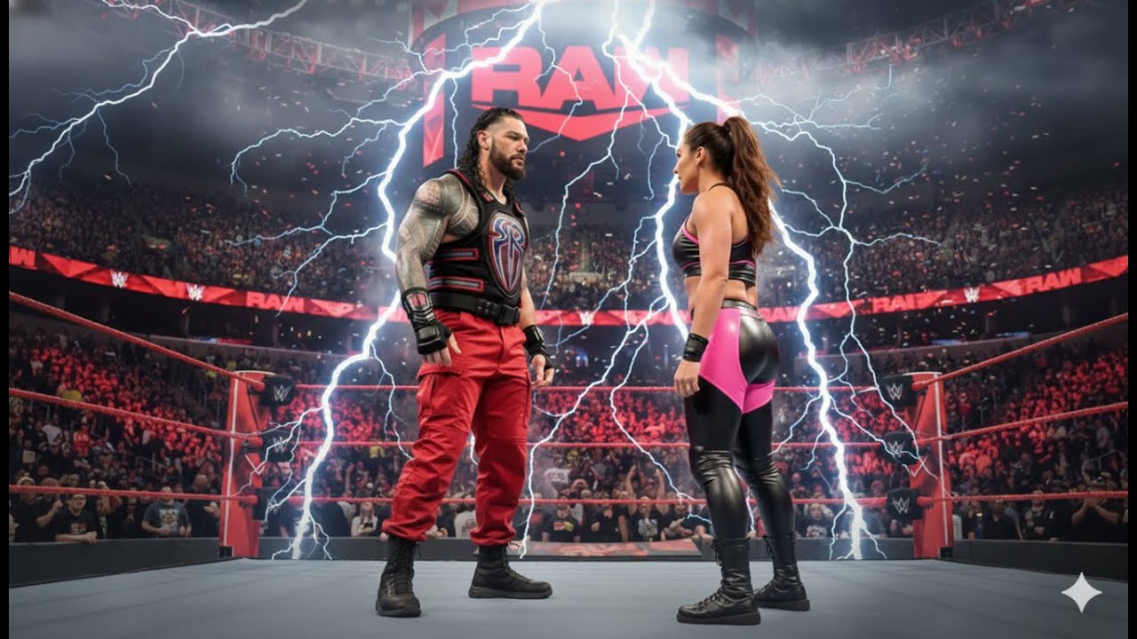 WWE LIVE MATCH  - ROMAN REIGNS VS ZELINA WWE RAW PT 05 