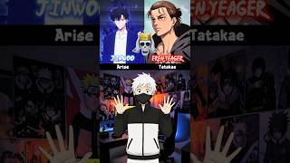 Which Anime Character’s Dialogue 😳 Do You Like More ? #ytshorts#anime