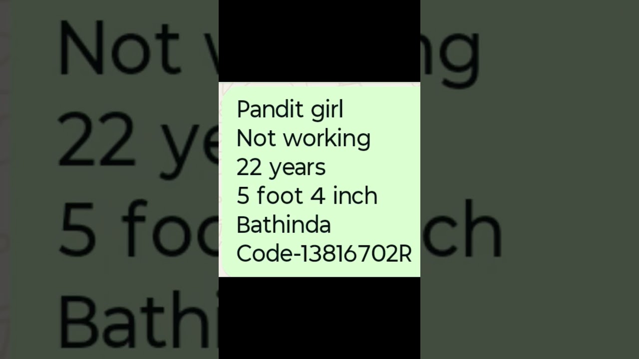 Beautiful Bathinda girl Rishte. Perfect Matrimony