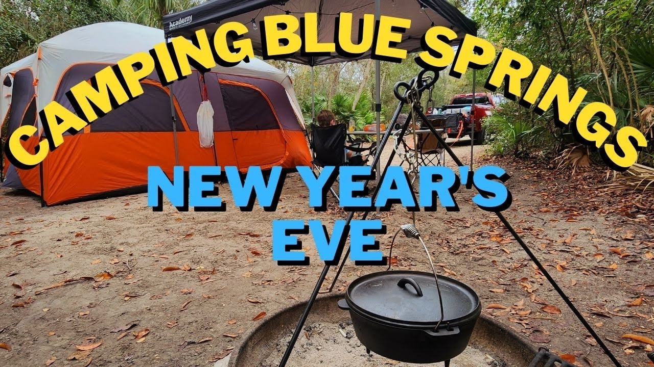 New Year's Blue Springs Camping with Manatees YouTube