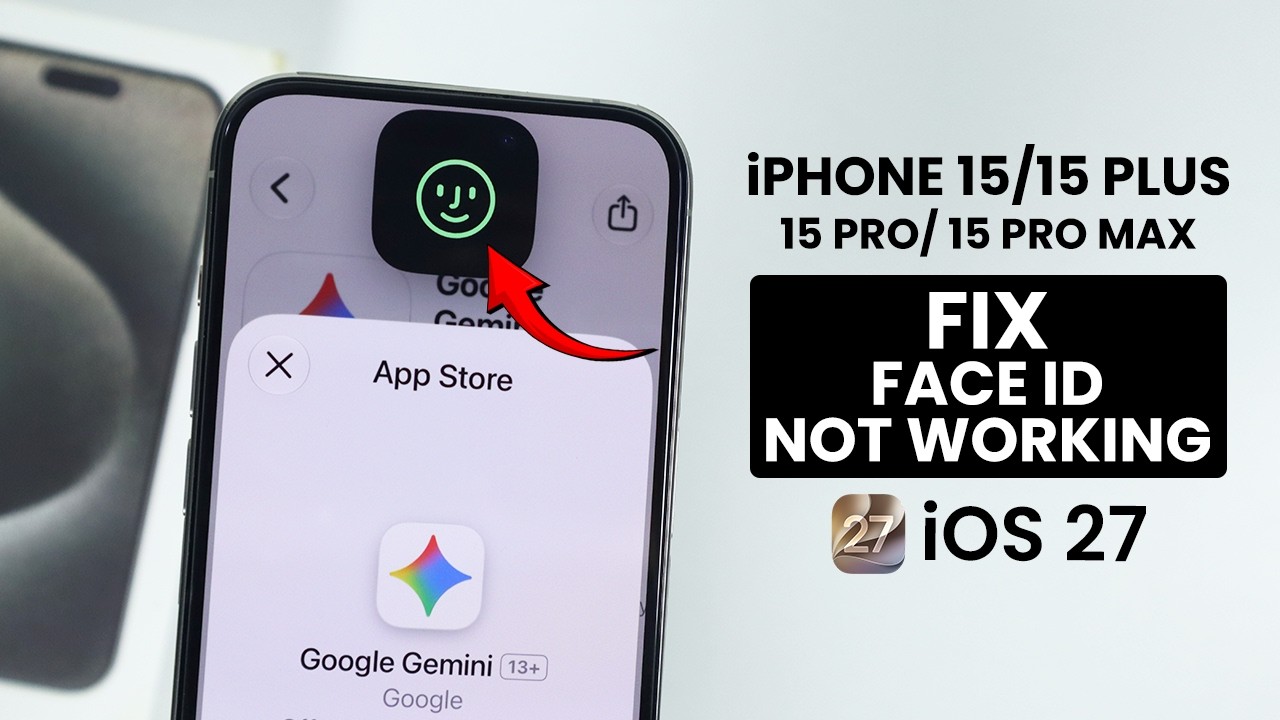 iPhone 15 / 15 Pro Max: Fix Face ID Not Working Issue - Face ID