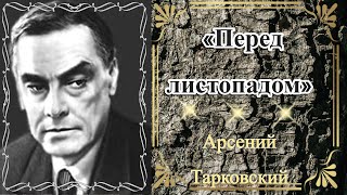 Увядание природы и человека в стихотворении Арсения Тарковского «Перед листопадом»