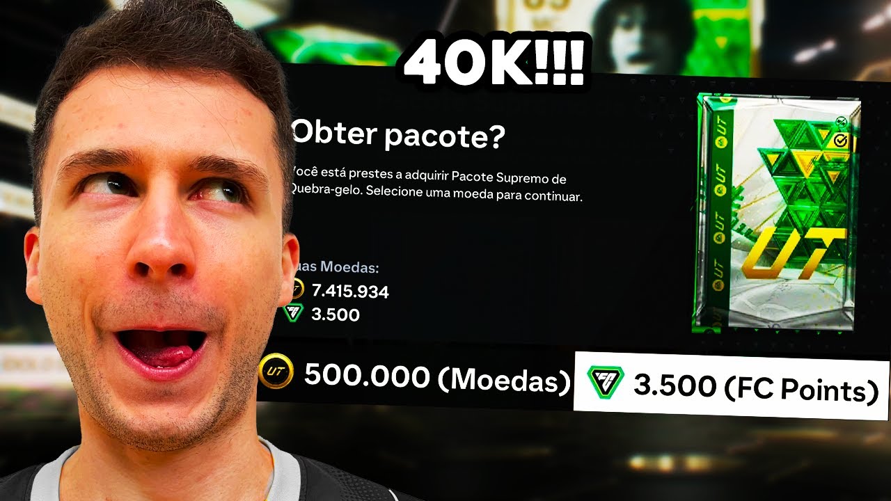 TORREI 40K DE FC POINTS ABRINDO OS PACKS DE 3500 & VÁRIOS OUTROS DA LOJA!! 🤑🤑 EA FC 24 ULTIMATE TEAM