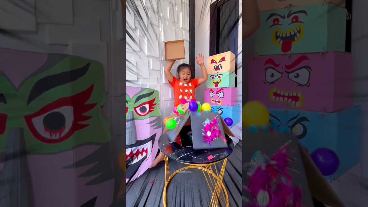 Mainan Kardus PRANK kaget lucu #kreatif #toys #prank #funny #lol 썸네일