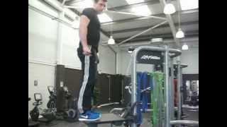 Standing Box jump on Synergy 360 at Anytime Fitness Colchester
