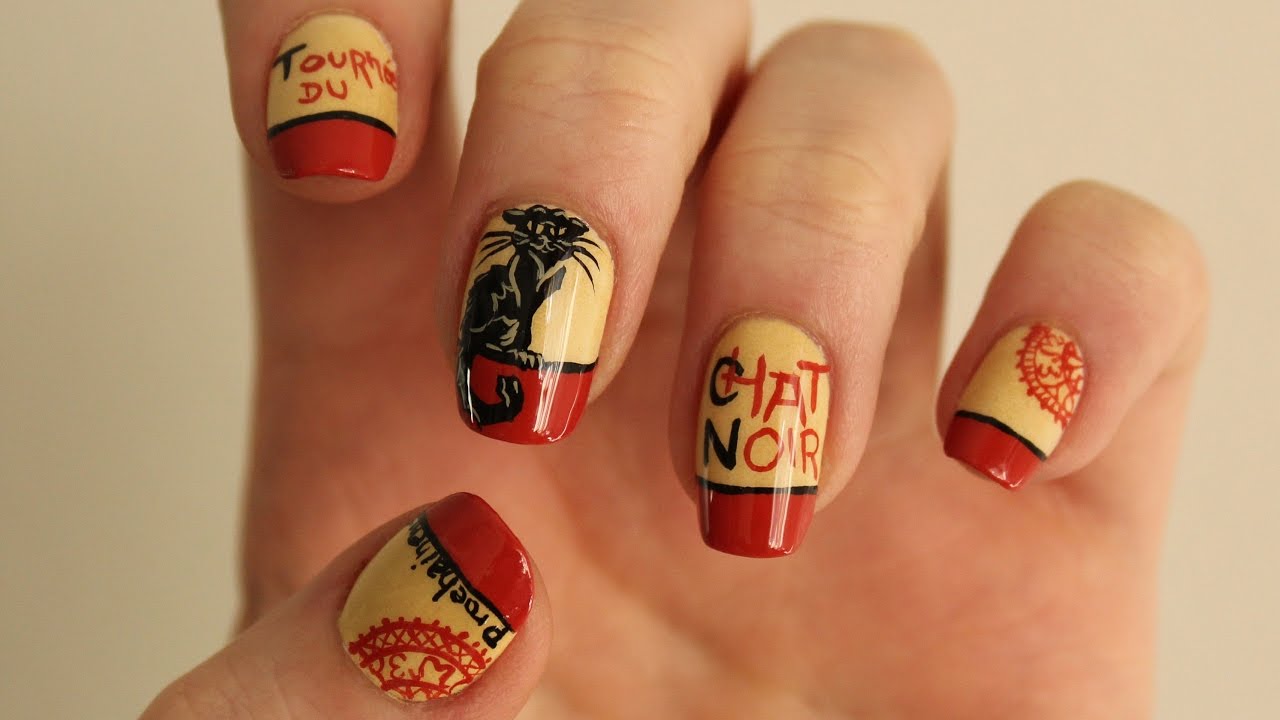 8. Chat Noir and Ladybug Nail Art Step by Step - wide 4