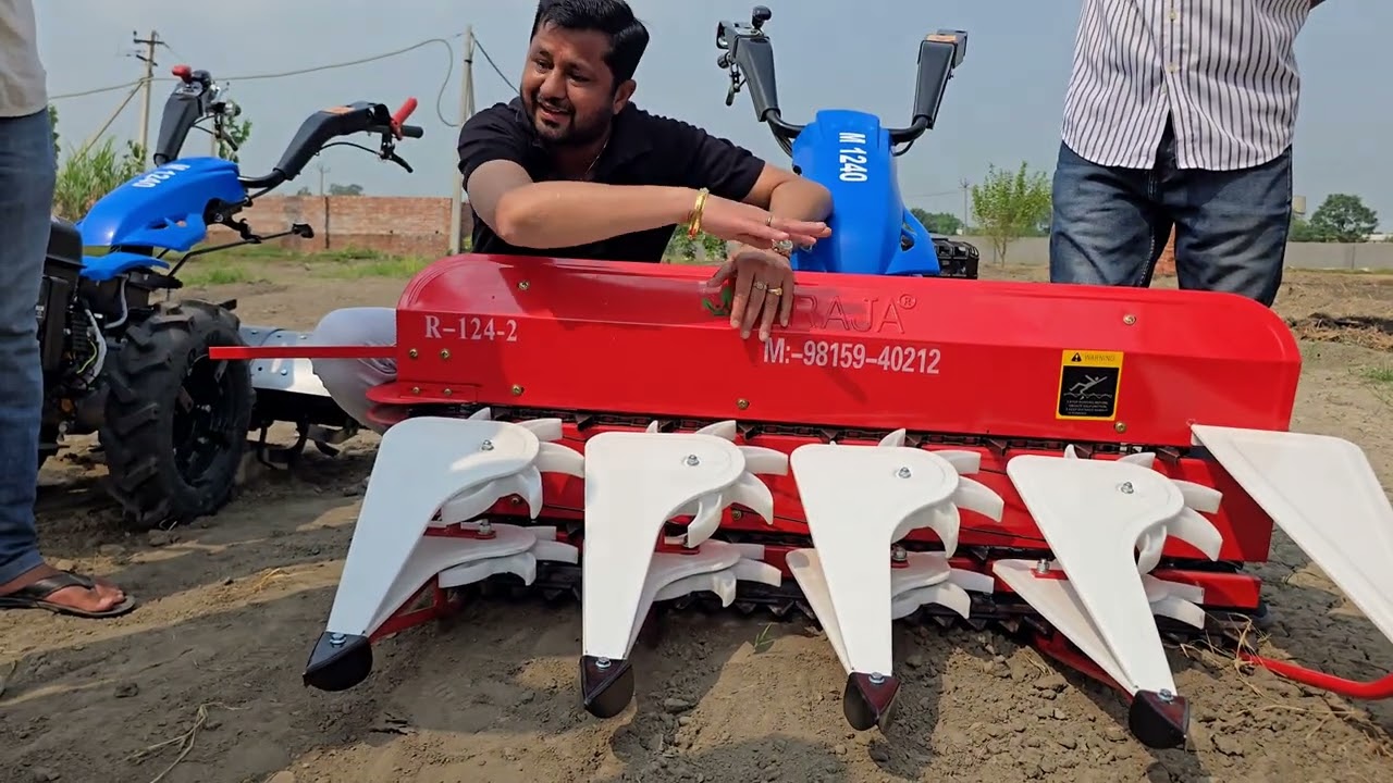 इंडिया का No.1 Power Tiller | S.Raja M1240 12HP Back rotery