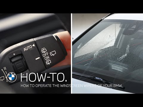 How to operate the windscreen wipers of your BMW – BMW How-To