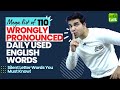 110 Wrongly Pronounced Silent Letter English Words | Improve English Pronunciation | Hridhaan