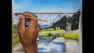 PINTANDO PUENTE CHANCHAS.HUANCAYO