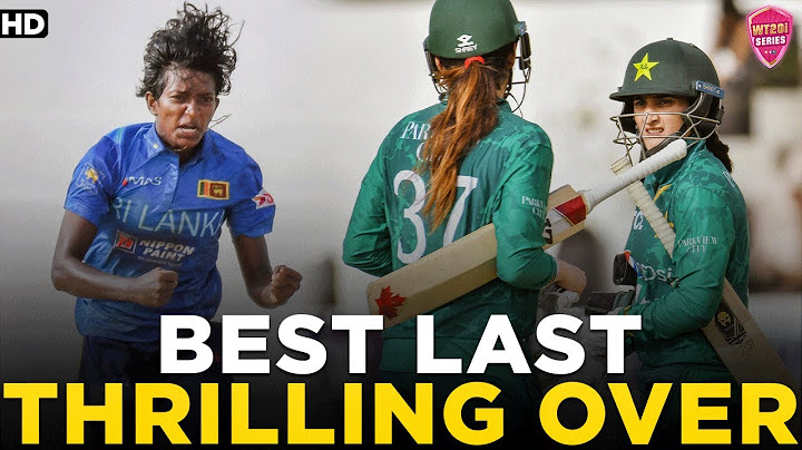 Dramatic Final Over In Full Thrilling Mode | Pakistan W vs Sri Lanka W | 3rd T20I 2022 | PCB | MN1L