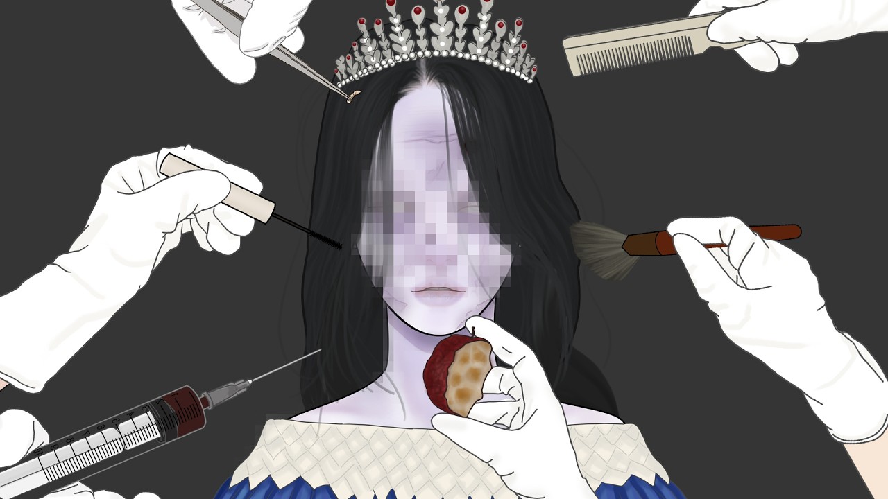 공포 ASMR⚠️ 잔혹 동화 백설공주의 비밀 / 시각적 팅글 메이크업 애니메이션! 루루팡