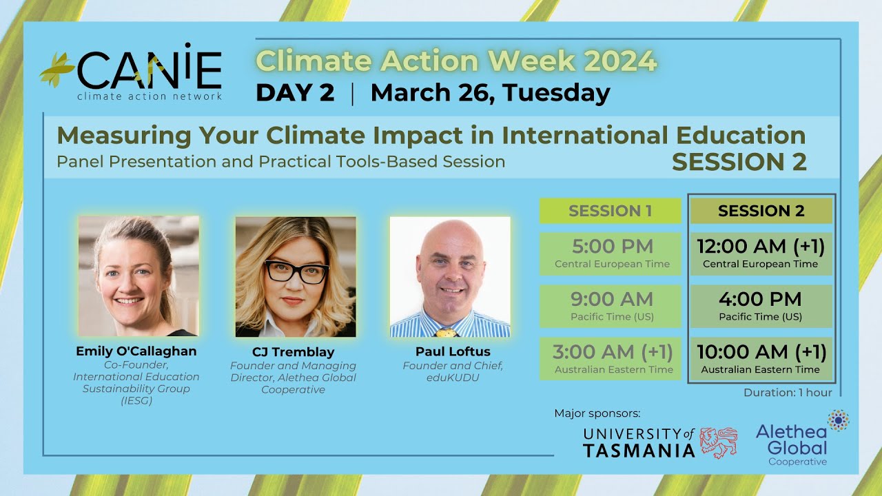 Climate Action Week 2024: Day 2: Measuring Your Climate Impact in ...