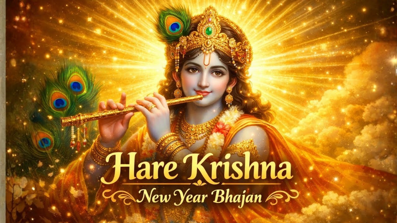 🕉️ Hare Krishna Hare Rama | Powerful Mantra for Positivity & Peace | New Year Devotional