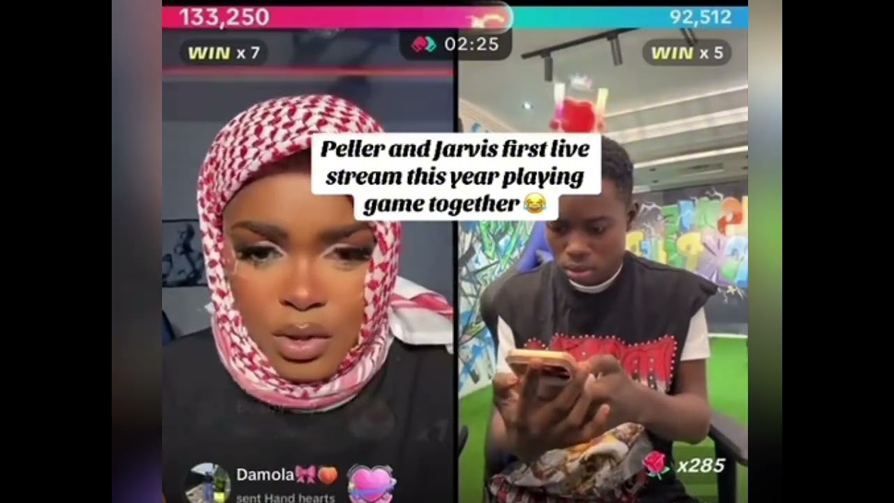 Peller and Jarvis first  livestream together this year 