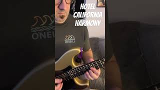 Hotel California harmony guitar solo