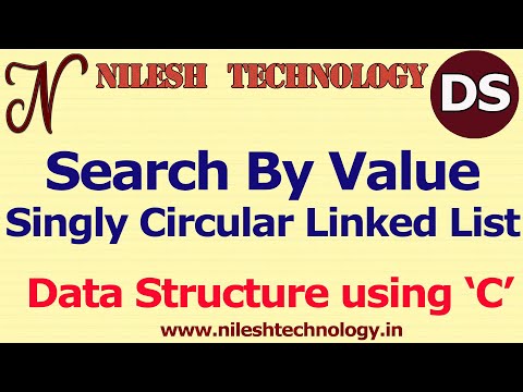Data Structure using C | Search node in singly circular linked list