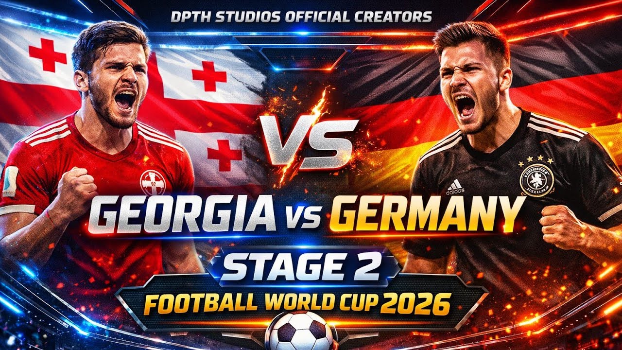 ​GEORGIA vs GERMANY | STAGE 2 - Football World Cup 2026 |  DPTH Official Esports Showcase