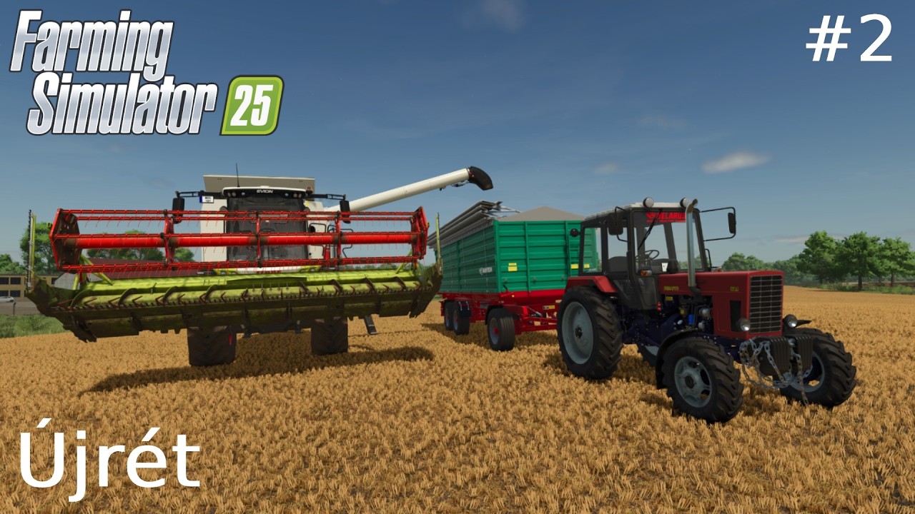 Aratás befejezése! | Újrét #2 | FS25 Timelapse