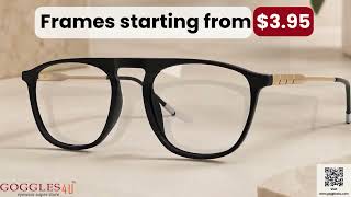 Goggles4U | Stylish Glasses Frames Starting From Just $3.95! 👓