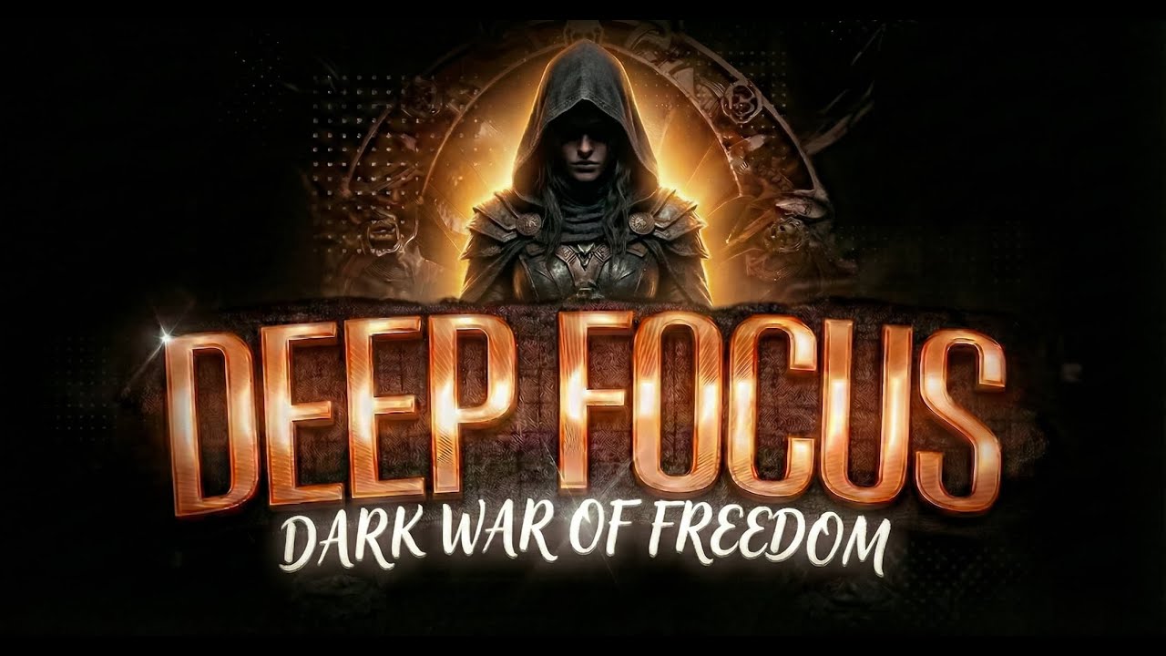 Dark War Of Freedom - Electronic Focus Music for Deep Work & Coding 🌑 | Neuro Noir Flow State