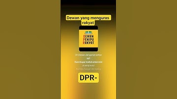 Thumbnail of lirik lagu ini dibuat untuk mereka yang menjabat sebagai #anggotadpr #liriklagu #dprri