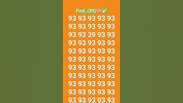 find the odd numbers 👉39 #puzzle #gk #iqtest #find #oddnumbers #ढूंढो #emojyfind #paheliyangk