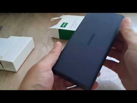 УМБ Ugreen PB165 45W PD 20000mAh Dual Type-C + USB-A (80304)