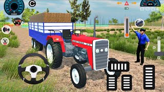 New Tractor Games 2026 | Messy Ferguson Realistic Cargo Tractor Offroad Driving | Android Gameplay screenshot 4