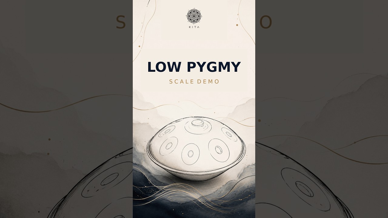 F Low Pygmy 17 | Mutant | Stainless Steel | KitaPantam Handpan