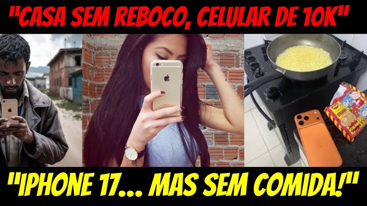 O POBRE COM iPHONE 17: A VERGONHA DA OSTENTAÇÃO BOSTILEIRA