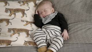 Royalty free Videos for YouTube - Cute baby sleeping on a couch
