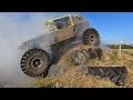 Extreme 4x4 mega truck racing in alberta  four wheeling in northern saskatchewan piston broke films