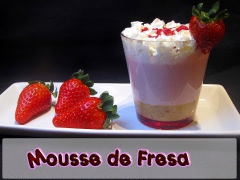 Mousse de fresa