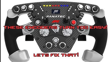 Fanatec F1 Wheel Base Encoder Modification