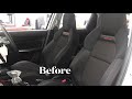 スズキスイフトスポーツ本革シート張替事例