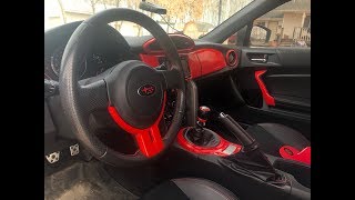 Wrapping The Interior In My 2015 Subaru BRZ