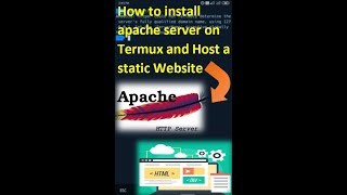 How to install Apache server on Termux and host website