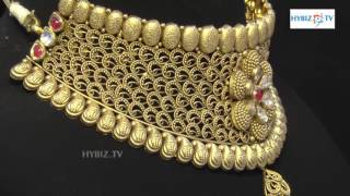 Ruby Emerald Full Neck Necklace Set | Malabar Gold and Diamonds