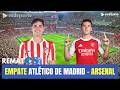 Atlético de Madrid vs Arsenal: lesión de Julián Álvarez, penaltis e incertidumbre para la vuelta