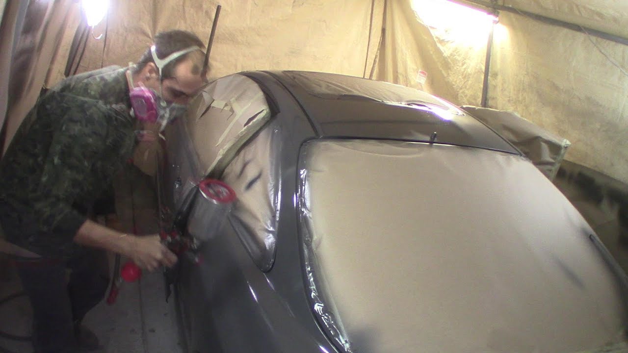 DIY 40 Rustoleum paint job at home. YouTube