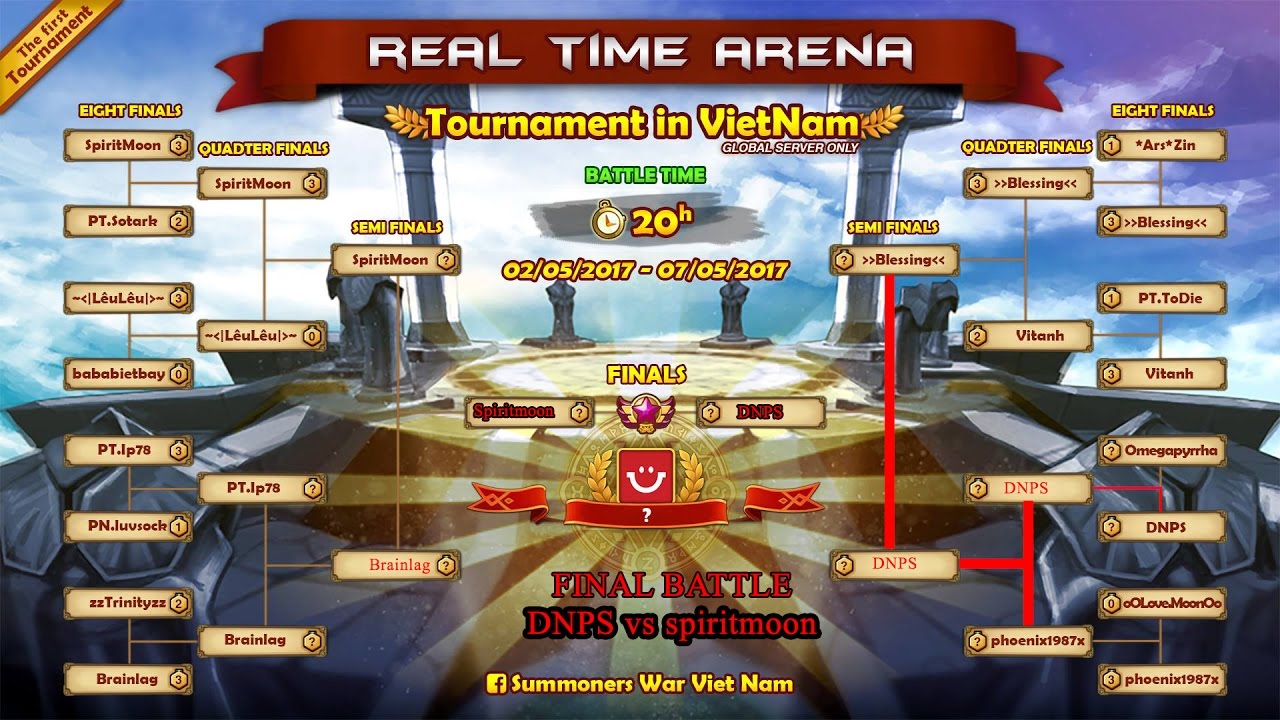 DNPS - Viet Nam RTA Tournament/Global - Final - DNPS vs Spiritmoon 05/07/2017 - Summoners War