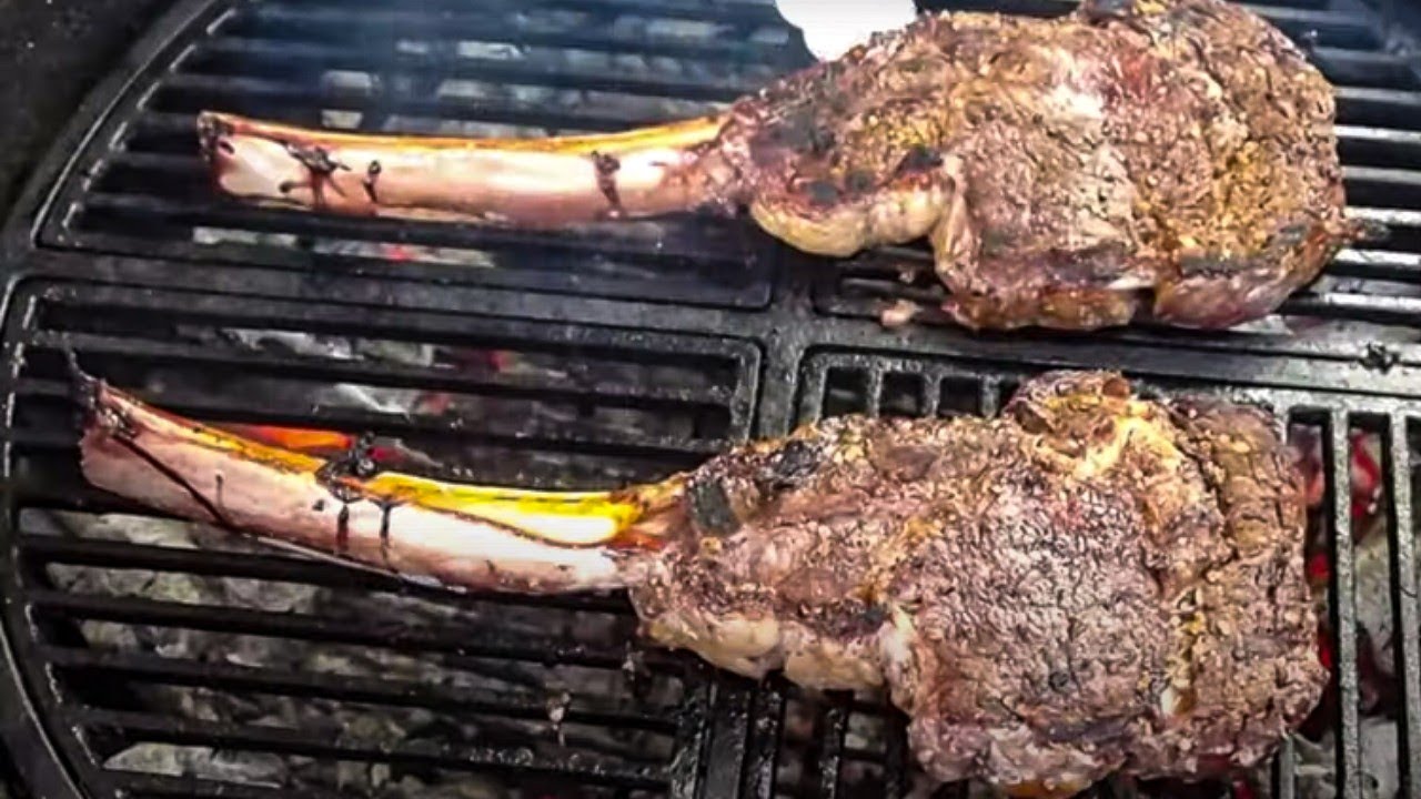 Tomahawk Steaks on the Weber Kettle | Grilled Ribeye | Ballistic YouTube