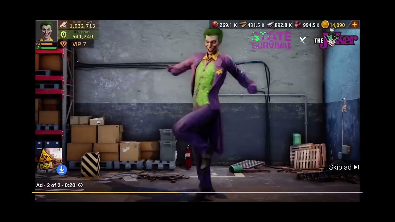 Horrible state of survival ad (feat. Joker)