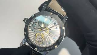 Haofa 1033 Manual Tourbillon St8230 Seagull Movement Mechanical Mens Watch