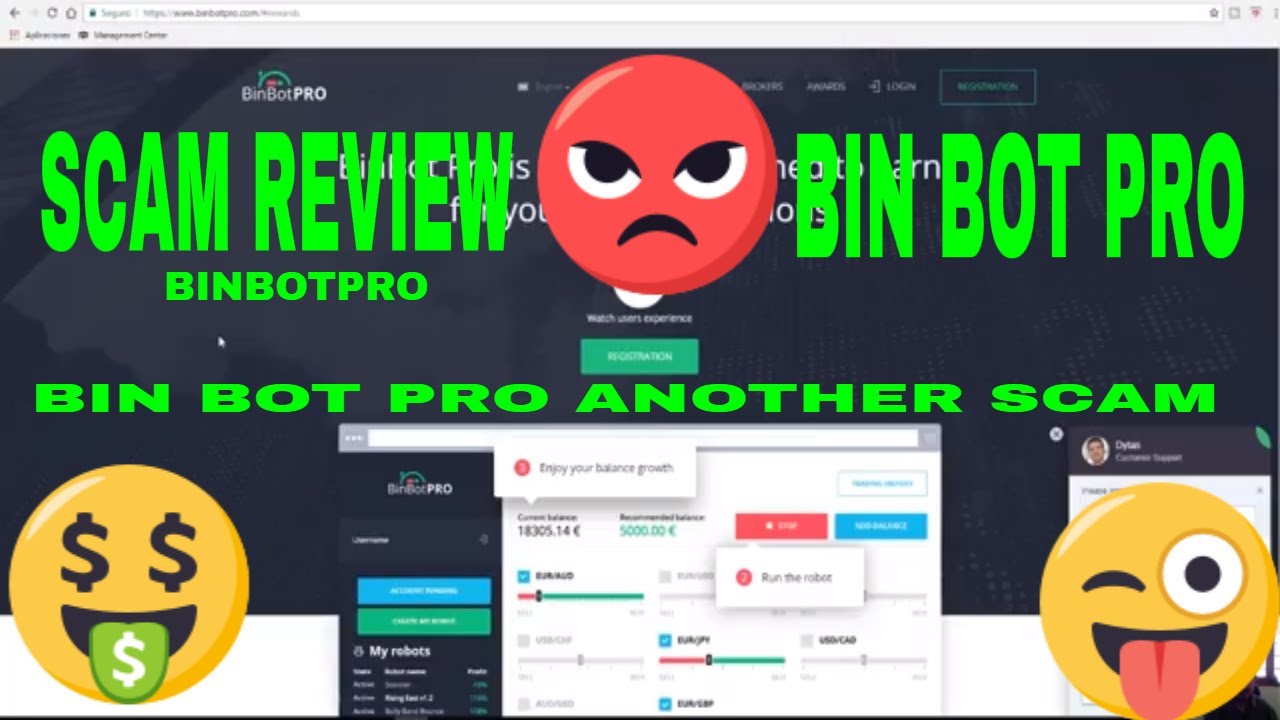 BIN BOT PRO (SCAM REVIEW SOFTWARE) 1. YouTube