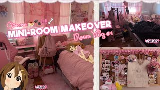 MINI ROOM MAKEOVER!! ꒰cutecore cleaning and decoration vlog꒱